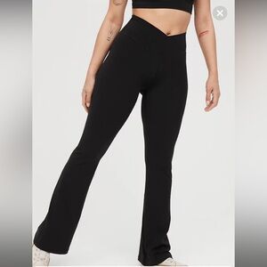 OFFLINE By Aerie Real Me High Waisted Crossover Flare Legging